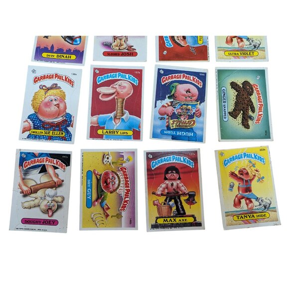 Garbage Pail Kids Trading Card Lot of 16 Vintage 1986 Topps Original GPK Series - Picture 2 of 5